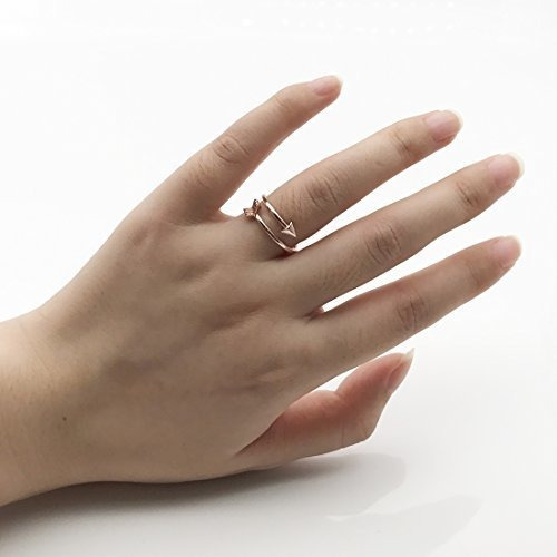 Jjtzx Anillo De Flecha Lateral Ajustable Celebrity Estilo Do