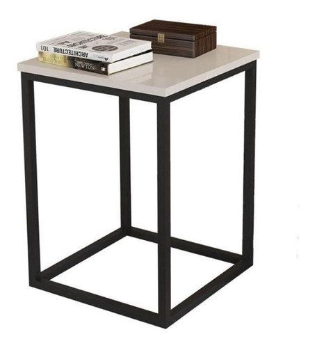 Mesa De Centro Living Ratona Prisma De Apoyo Moderna 57cm