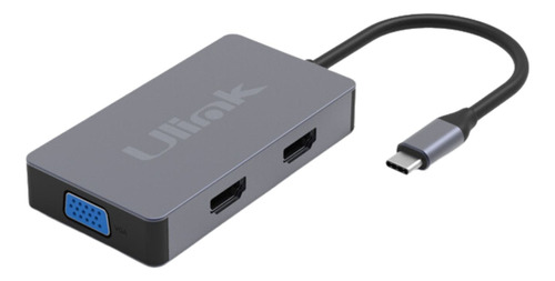 Adaptador Multipuerto Usb C 5 En 1 Ulink Alta Calidad