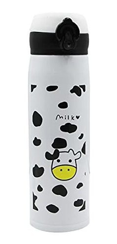 Cow Print Thermos Acero Inoxidable Botella De Agua H3sgc