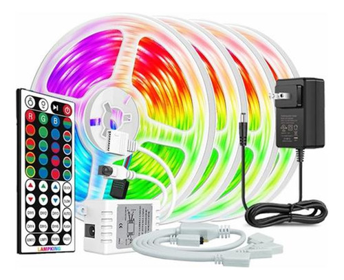 . Kit De Luz Led De 20 Metros Para Quarto Decorativo.