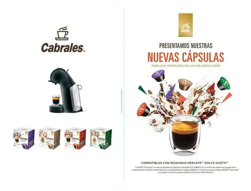 Cafe Capsulas Cabrales Dolce Gusto
