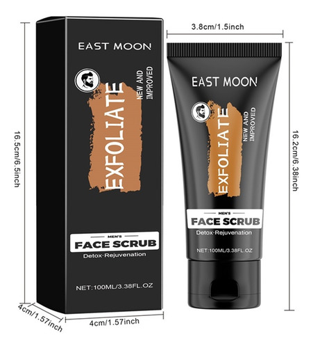 Esfoliante Facial Para Homens, 100% Esfoliante De Café Para