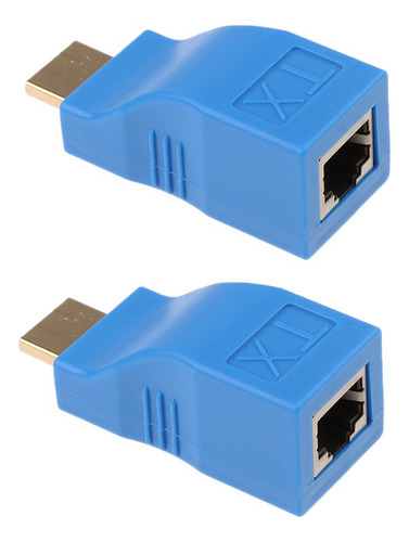 Extensor Hdmi 1080p De 30 Metros Sobre Ethernet Lan Cat5e/6