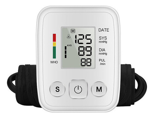 Medidor Electrónico De Presión Arterial Con Carga Usb Color Blanco