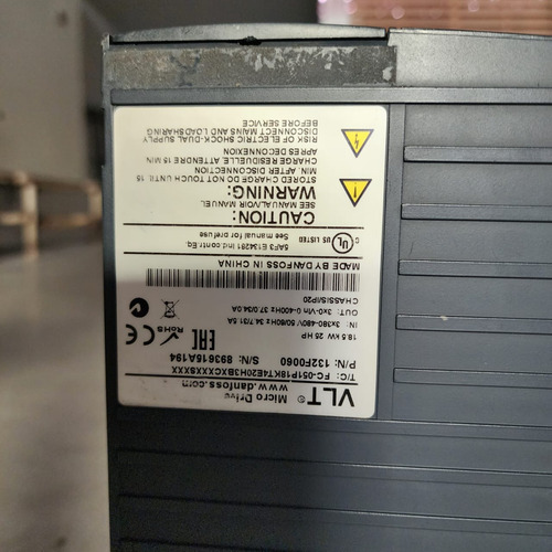 Inversor Danfoss Fc-051 25hp 37 A Trifásico 132f0060 (Usado)
