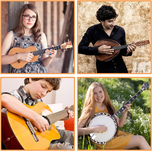 Pagow 2 Coloca La Recolección De Guitarra Acústica, 3 En 1 P