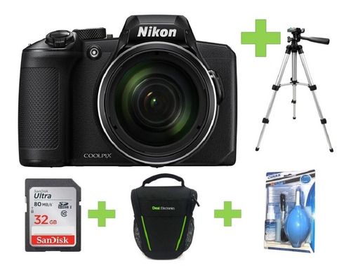 Camara Nikon Coolpix B600 16mp 60x+32gb+bolso+kit+tripode