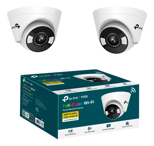 Vigi C440-w Cámara Seguridad 4mp Color De Noche Ip X2 Unid