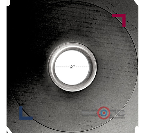 Par De Discos Bumpers Plate Negro Wod Pro- 10 Lbs