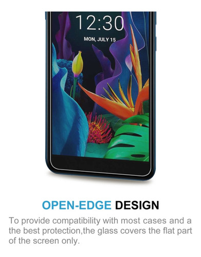Ghm Película De Vidrio Para LG K20 2019 Para LG K20 2019 (1