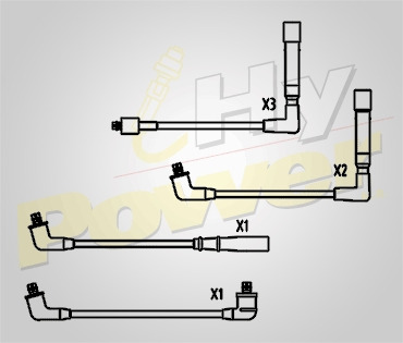 Jgo Cab Bujía Silicon Para Nissan D21 Pick Up 3.0l 6c 1987