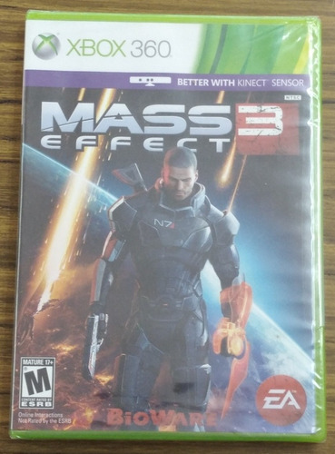 Imagen 1 de 2 de Mass Effect 3. Xbox 360. Nuevo Y Sellado