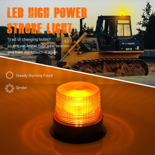 Antom 2pcs Luces Estroboscópicas Inalámbricas, Luz Ámbar,