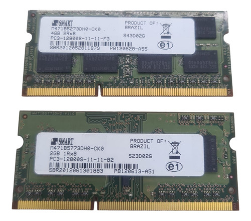 Memórias Note Dell Inspiron 5420 P33g 6gb (Usado)