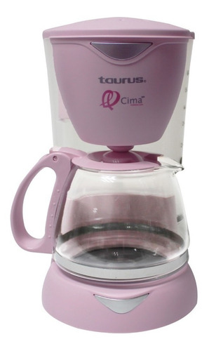 Cafetera Taurus C6T Ribbon semi automática rosa de goteo