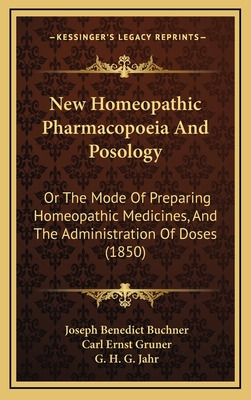 Libro New Homeopathic Pharmacopoeia And Posology: Or The ...