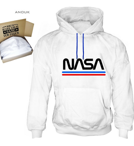 Buzo/hodie Personalizado La Nasa Estampado Unisex Y Niños