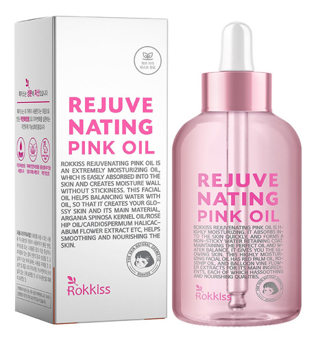 Rokkiss Aceite Rosa Rejuvenecedor (1.9 Fl Oz) - Aceite Facia