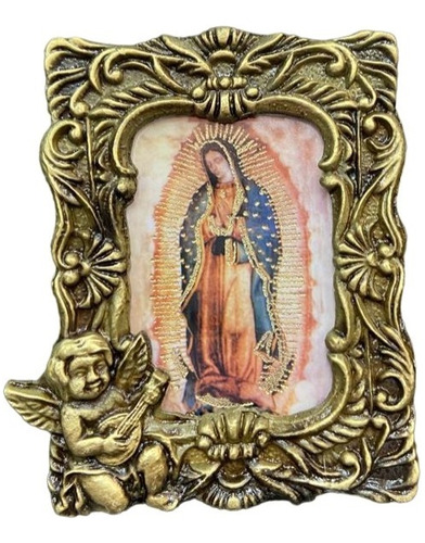 Mini Marco Zamac Virgen Guadalupe