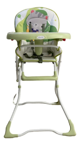 Silla De Comer Para Bebe Pretty Plegable Planeta Bb Color Verde