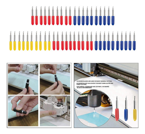 Cuchillas Para Cortar Cricut Explore Aire, Máquina 50 Pcs