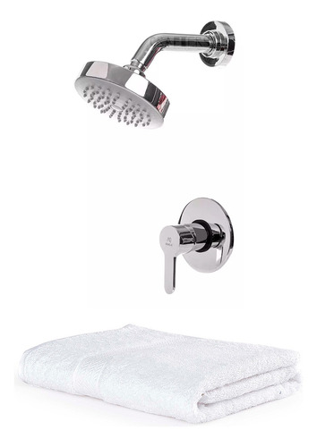 Oferta Grifo De Ducha Aqualaf Monocomando + Toallón Hotelero