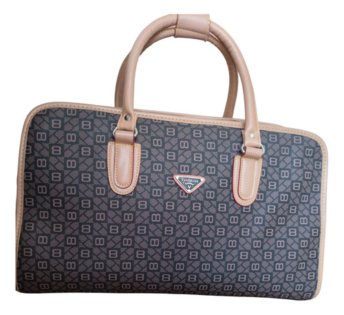 Bolso Genérico De Viaje Práctico Y Espacioso Chocolate
