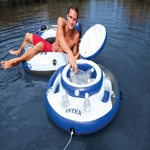 Imagen 3 de 8 de Inflable Conservadora De Bebidas Colchoneta New 89cm Intex