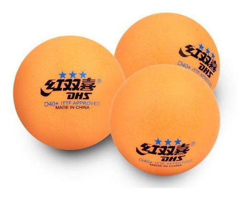 10 pelotas de tenis de mesa DHS 40+ Professional 3 Stars