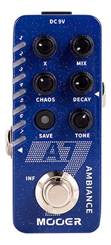 Pedal Mooer A7 Reverb P Guitarra