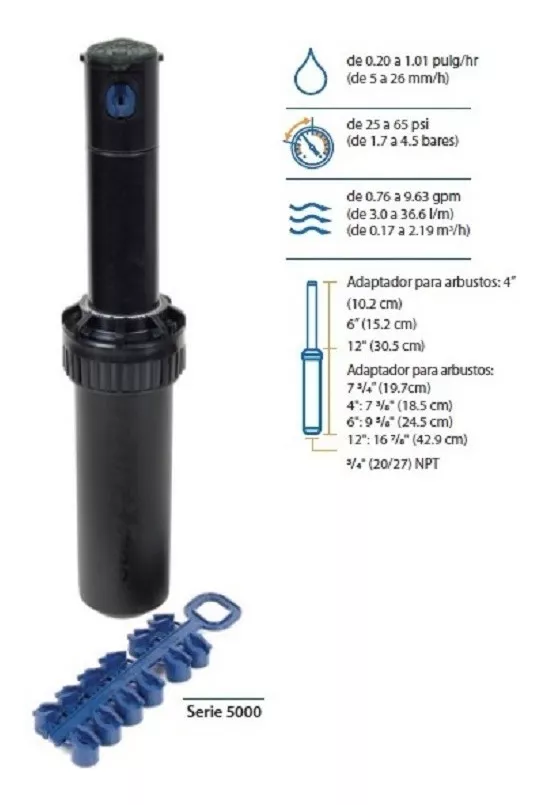 Primera imagen para búsqueda de adaptador para boquilla rain bird