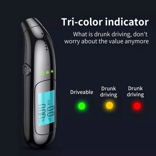 Medidor De Alcohol Digital Portátil Breathalyzer ,