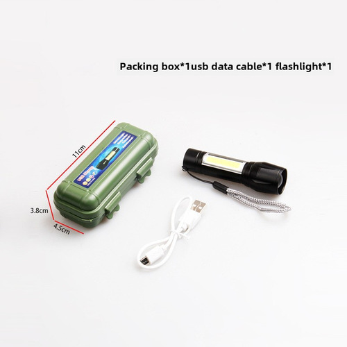 511 Run Plastic + Usb Line - Mini 511 Flashlight Cob Side