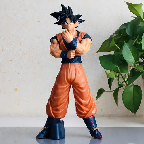 Figura Estátueta Son Goku Traje Clássico Dragon Ball Z 27 cm