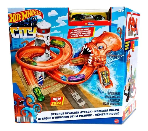 Pista Hot Wheels Ataque Tubarao Batalha na Praia, Mattel em Promoção na  Americanas