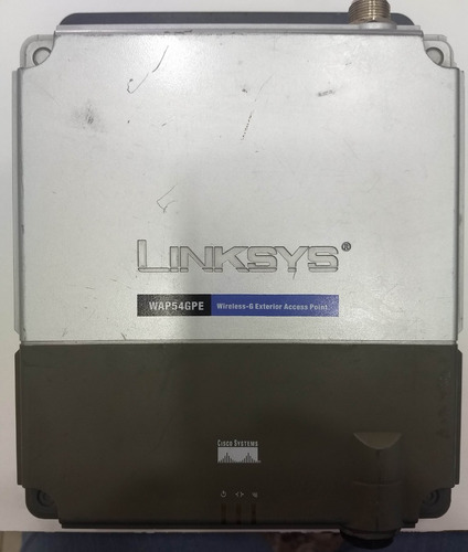 Imagen 1 de 4 de Linksys Cisco Wap54gpe Wireless-g Exterior Punto De Acceso