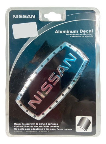 Emblema Nissan Para Auto Marca Chroma Original Adhesivo 3m