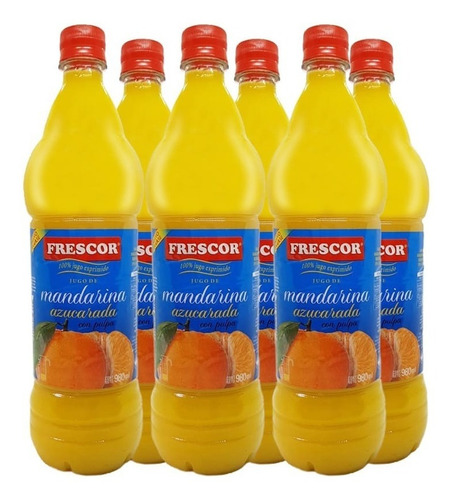 Jugos Exprimidos Frescor 980 Ml Caja De 6 Unidades
