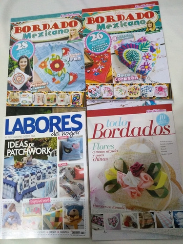 4 Revistas Labores Y Bordado Mexicano Palermo Envios