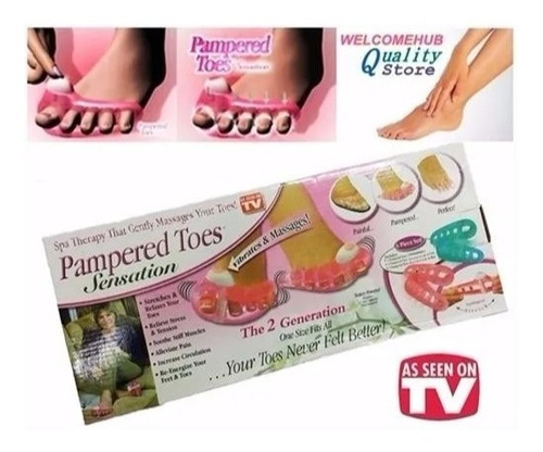 Masajeador Terapéutico Y Vibrador Para Pies Pampered Toes