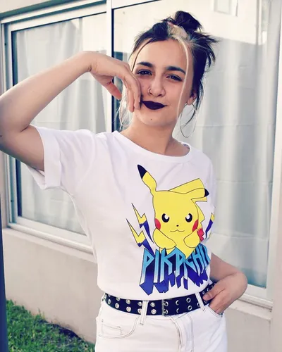 Remera Mujer Pokemon Pikachu Anime Thunder Cosplay