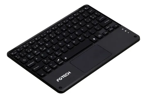 Kit Funda Notebook + Teclado C/ Touchpad Rgb Bluetooth Slim
