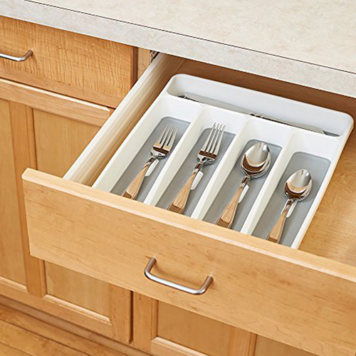 Bandeja Para Cubiertos Clásica, Organizador De Cocina Con 5