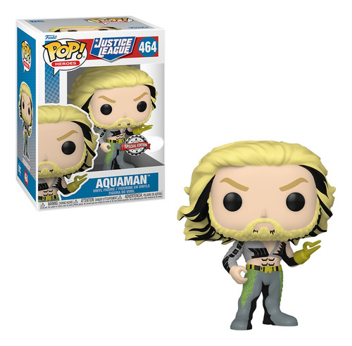 Funko Pop! Heroes Justice League Aquaman Special Ed #464