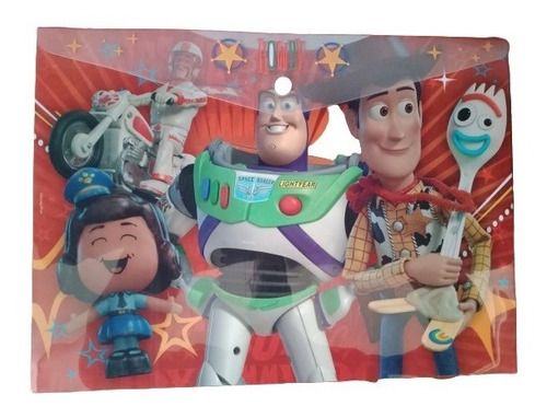 Portadocumentos 100% Polipropileno Toy Story 4 Red 10 Piezas