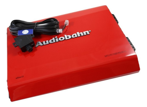 Amplificador Clase D Audiobahn Ultra1d 5000w 1canal Color Rojo