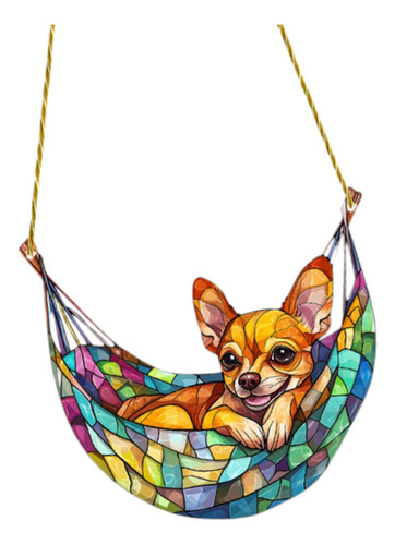 Adorno Colgante De Ventana De Perro 2d, Decoración De Pared