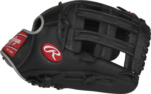 Guante De Béisbol Rawlings, Juvenil, 12 Pulgadas, Negro