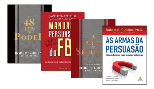 48 Leis Do Poder + Manual Persuasão Fbi+ Arte Sedução+armas